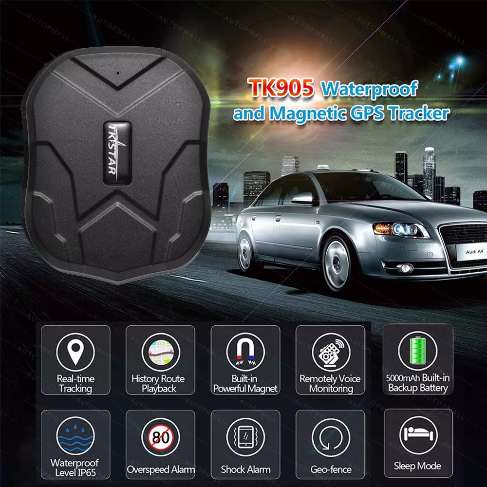 gps tracker car tkstar tk905 5000mah